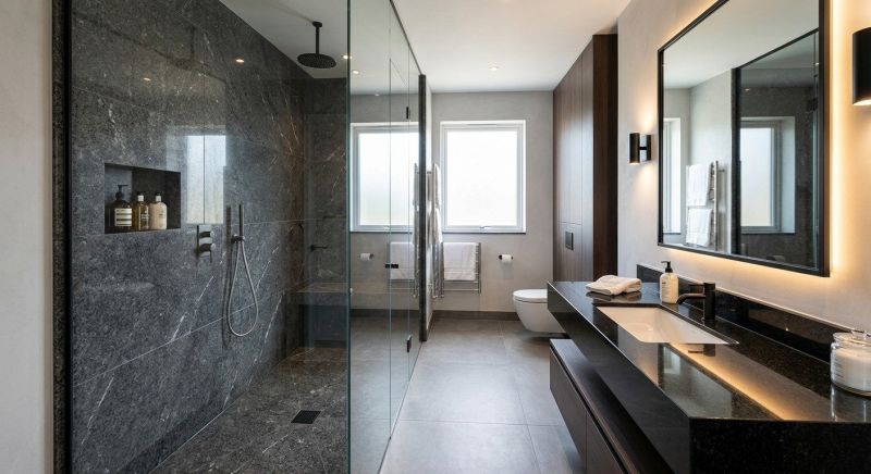 Granite Shower Installation in Mason County, WA