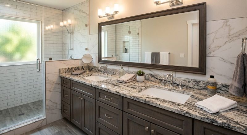 Granite Shower Installation in Mason County, WA