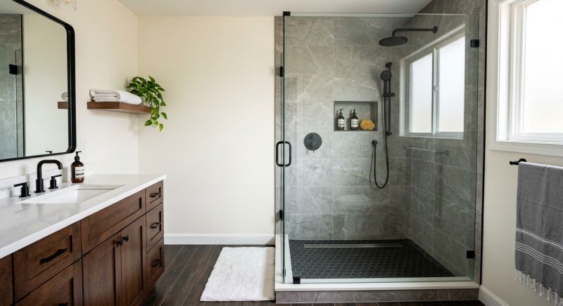 Tub To Shower Conversion in Belfair, WA
